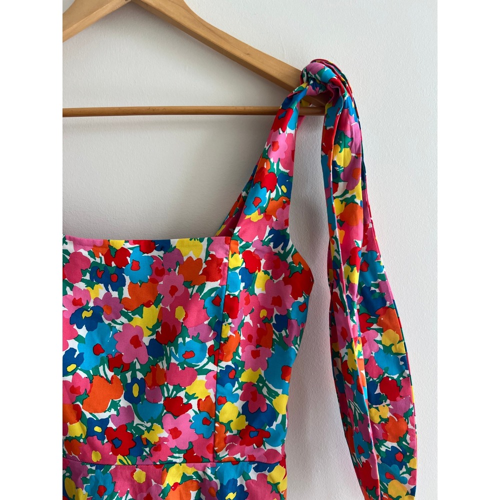 NWT Show Me Your Mumu Floral Mini Dress XL Maximalist Garden Party Bright Boho - Picture 4 of 7